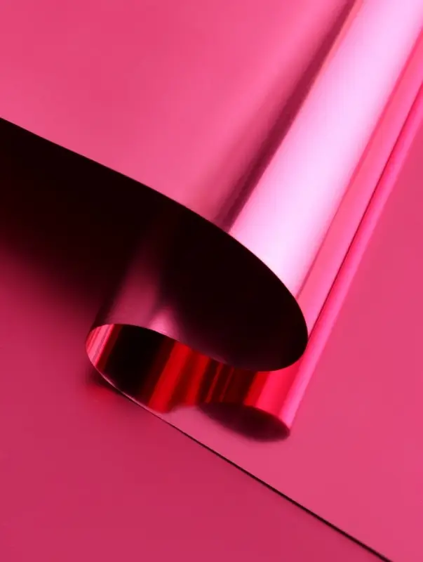 Пленка для цветов и букетов &laquo;Глянец&raquo;, рубиновый, 58 см &times; 5 м