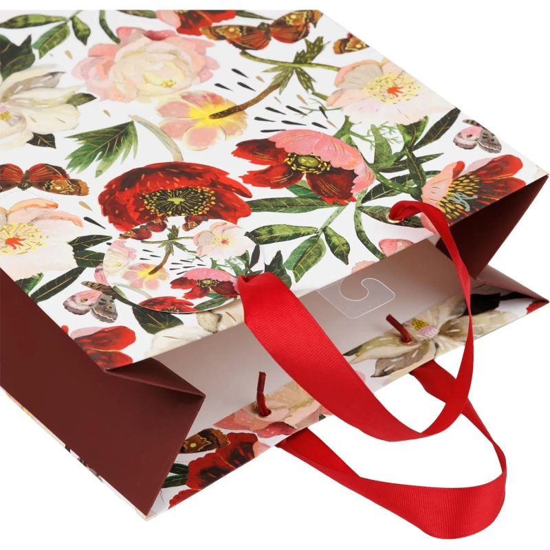 Пакет для подарков PREMIUM FLORA.ПИОНЫ, L, 26 x 32.4 x 13 см, 2-852/05