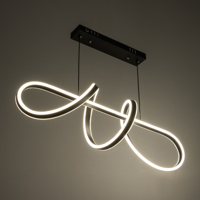 Светильник с ПДУ Светильник с ПДУ "Вирджин" LED 150Вт 3000-6000К черный 80х24х26 см