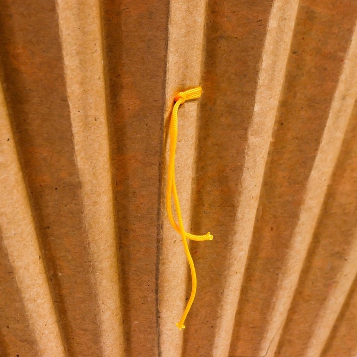 Веер бамбук, текстиль h=50 см  Веер бамбук, текстиль h=50 см "Сакура с птицами" красный