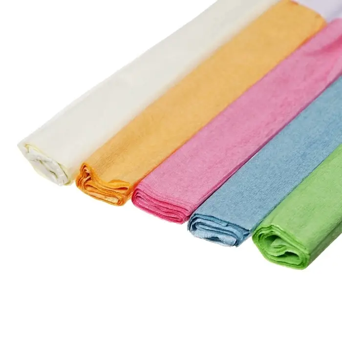 Набор бумаги крепированной &laquo;Перламутр&raquo;, рулон, 5 штук/5 цветов, 50&times;200 см, 30 г/м&sup2;