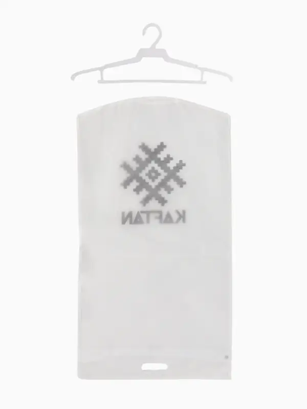 Чехол для одежды прозрачный с вешалкой KAFTAN, размер 40&times;70&times;5
