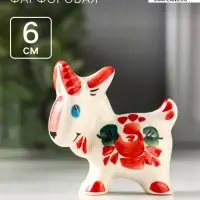 Статуэтка фарфоровая &laquo;Фигурка: Козочка Цветок&raquo;, 6 см