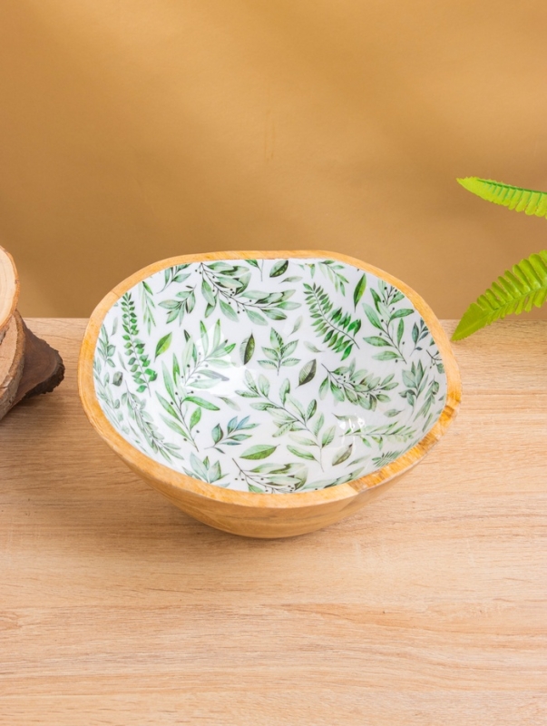 Салатник "Оливковая ветвь" дерево манго 23х23х10,5 см