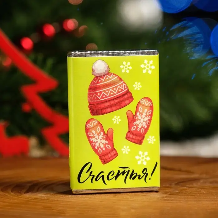 Шоколад молочный Шоколад молочный "Новогодний", 12 г