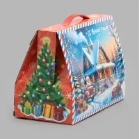 Подарочная коробка новогодняя &laquo;Новогодняя доставка&raquo; 175&times;250&times;125, для сладких подарков