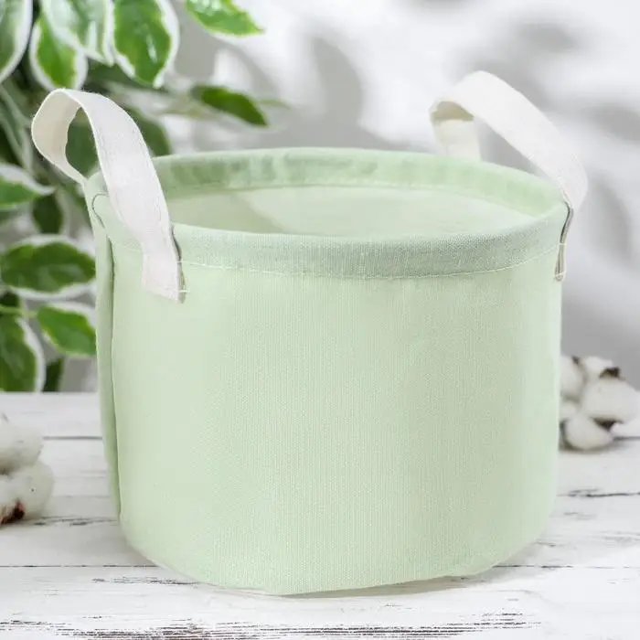 Корзина для хранения с ручками Доляна «Авокадо», 20×20×15 см, цвет фисташковый Корзина для хранения с ручками Доляна «Авокадо», 20×20×15 см, цвет фисташковый