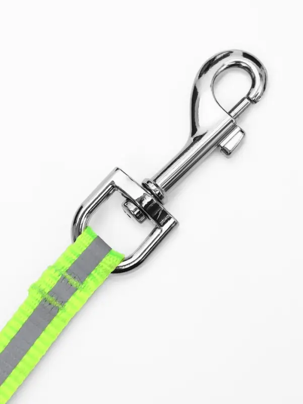 Рулетка &laquo;Пижон&raquo;, 8 м, до 40 кг, трос, светоотражающая, прорезиненная ручка, зелёная