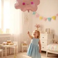 Воздушный шар фольгированный 22" &laquo;Розовое облако&raquo;