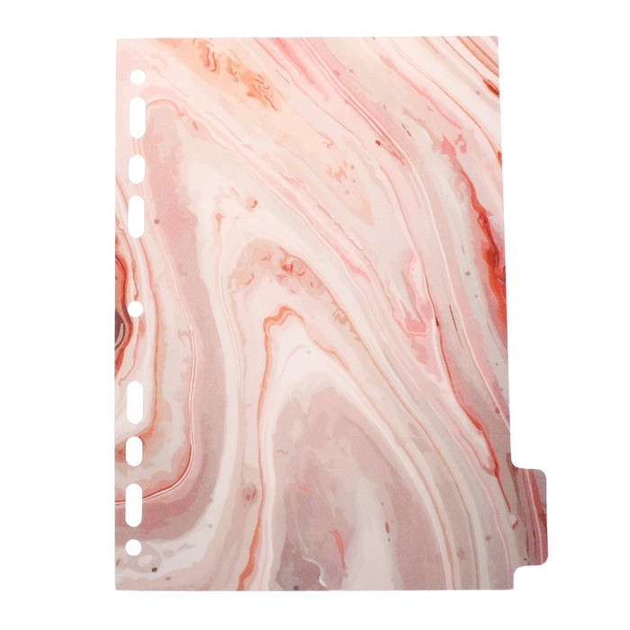 Разделитель листов A5 (175 x 210 мм) цветовой, 5 листов, Разделитель листов A5 (175 x 210 мм) цветовой, 5 листов, "deVENTE. Marandi. Sparkl" полипропилен 140 мкм, искрящаяся фактура, с рисунком, индивидуальная упаковка