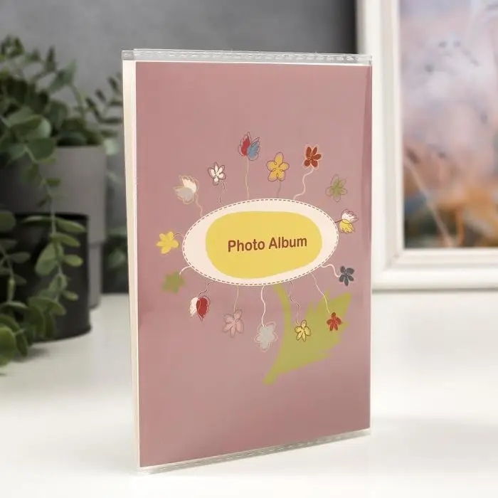 Фотоальбом на 36 фото 10×15 см «Розовый» Фотоальбом на 36 фото 10×15 см «Розовый»