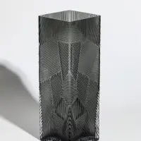 Ваза для цветов &laquo;Джойс&raquo;, 30&times;10 см, стекло, серая