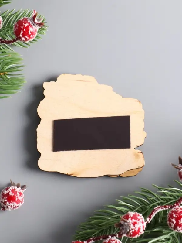 Магнит новогодний 3D «Богатства и процветания», размер магнита 7×7 см