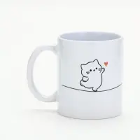 Кружка керамическая &laquo;Держись лапками за счастье&raquo;, 320 мл