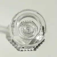 Подсвечник стекло на 1 свечу "Бокал на ножке" прозрачный 8,5х8,5х9 см