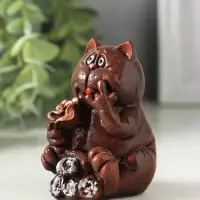 Фигурка &laquo;Кот с цветами&raquo;, 7&times;5&times;6.5 см, МИКС