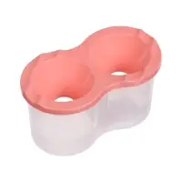 Стакан - непроливайка для рисования двойной Calligrata &laquo;Прованс&raquo;, 150 мл &times;2, пастельный МИКС