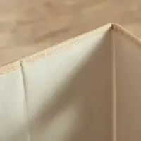 Короб стеллажный тм VETTA ЛЁН, полиэстер, 25х25х25см, бежевый