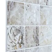 Стеновая панель ПВХ мозаика &laquo;Мрамор венецианский&raquo;, 955&times;480 мм