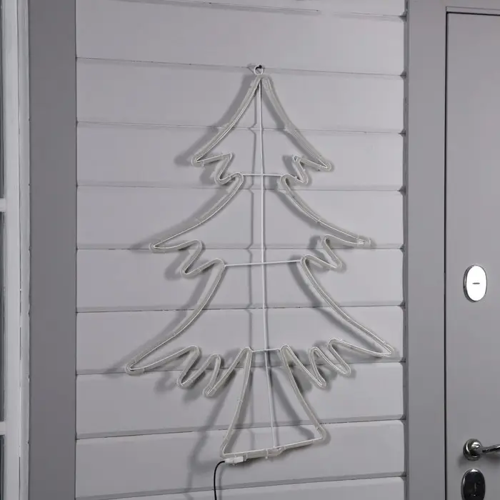 Неоновая фигура «Ёлка», 70 × 85 см, 560 LED, 220 В, свечение зелёное Неоновая фигура «Ёлка», 70 × 85 см, 560 LED, 220 В, свечение зелёное