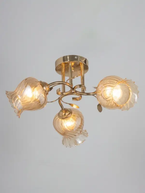 Люстра &laquo;Лиза&raquo; 3&times;40 Вт Е27 золото