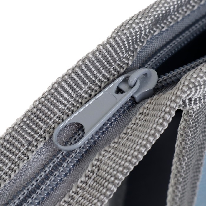 Папка А3 с ручками "Наушники гранж", пластиковая, молния сверху, 470 х 345 х 50 мм