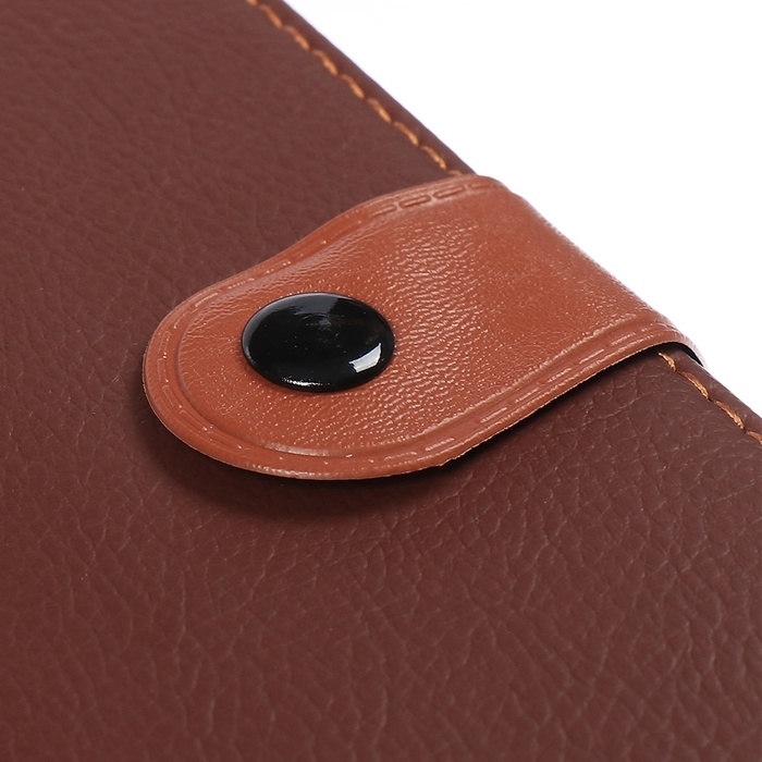 Записная книжка А6, 102 листа в линейку, обложка ПВХ, комбинированная, на кнопке Записная книжка А6, 102 листа в линейку, обложка ПВХ, комбинированная, на кнопке