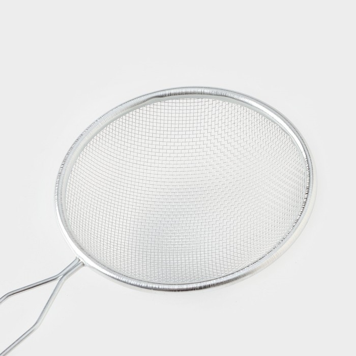 Сито для просеивания Доляна «Краски», d=10 см, цвет серебристый