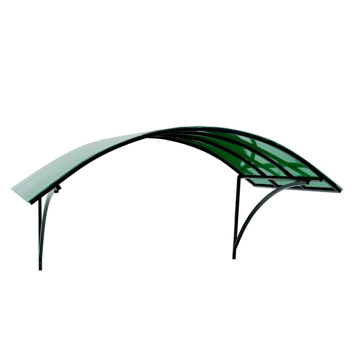 Козырек Арочный 165х80х104 см с поликарбонатом, основание труба квадратная 20 х 20 х 0,7 мм Козырек Арочный 165х80х104 см с поликарбонатом, основание труба квадратная 20 х 20 х 0,7 мм