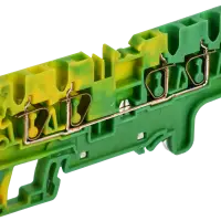 ARMAFIX Клемма пружинная CX2.5-4 PE 2,5мм2 четырехконтактная заземляющая IEK