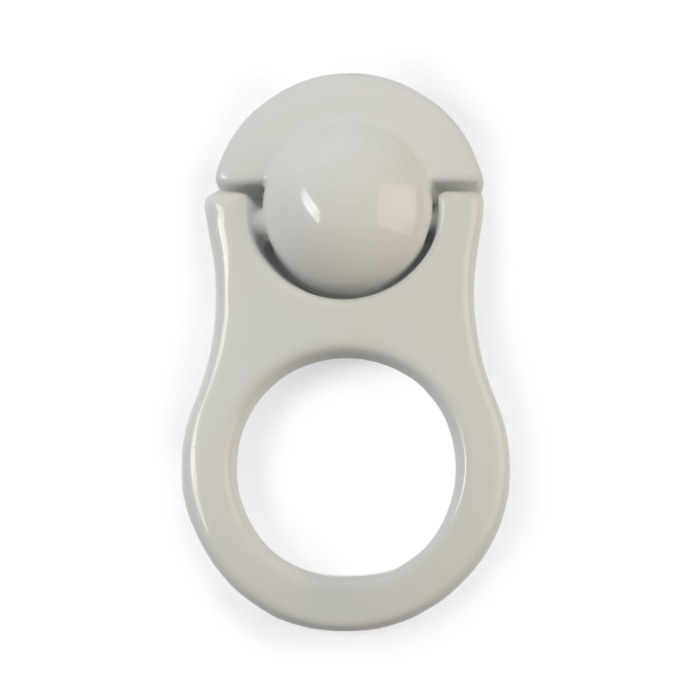 Ручка-кнопка CAPPIO OPENER, алюминий, цвет белый Ручка-кнопка CAPPIO OPENER, алюминий, цвет белый