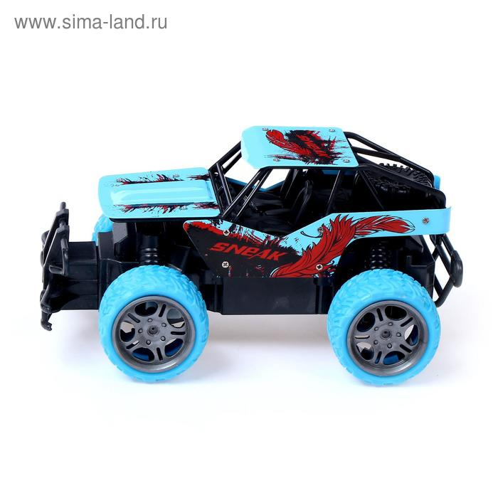 Джип радиоуправляемый «Багги», 1:18, работает от батареек, МИКС Джип радиоуправляемый «Багги», 1:18, работает от батареек, МИКС