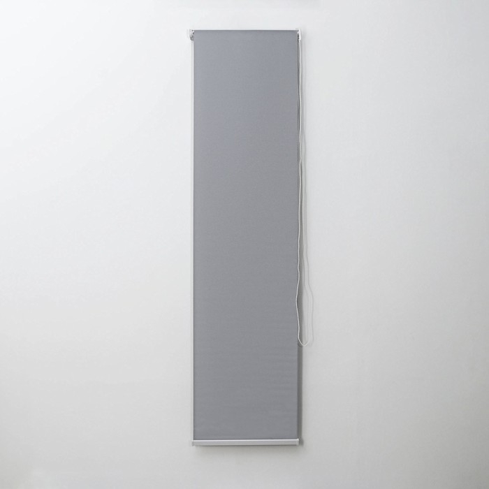 Штора рулонная «Механика», 50×180 см (с учётом креплений 3,5 см), цвет серый Штора рулонная «Механика», 50×180 см (с учётом креплений 3,5 см), цвет серый