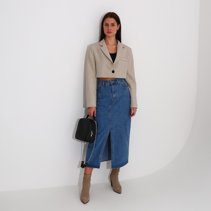 Сумка женская TEXTURA, саквояж, маленький размер, цвет чёрный Сумка женская TEXTURA, саквояж, маленький размер, цвет чёрный