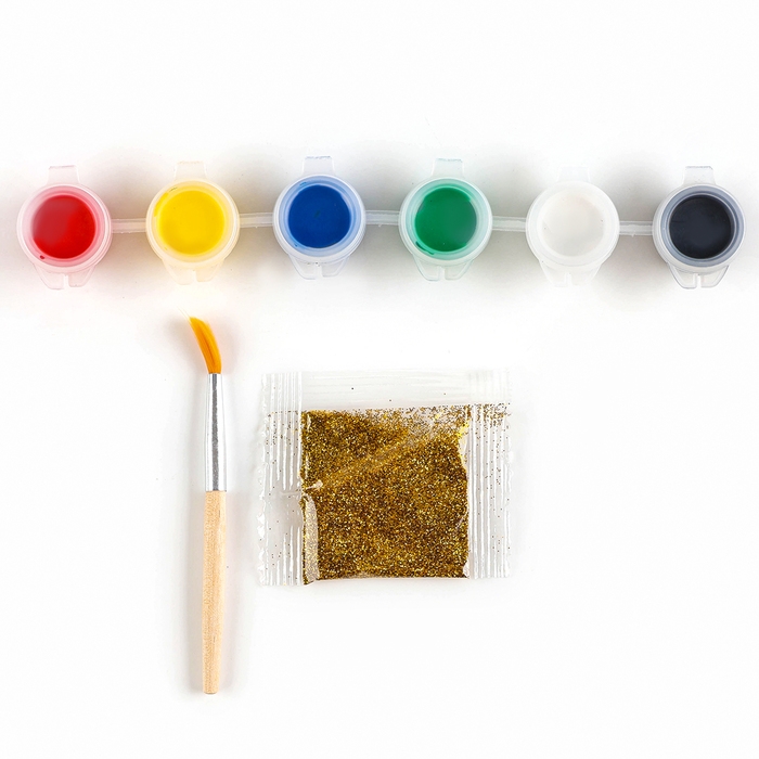 Новогодняя кружка под раскраску с игрушкой &laquo;Новый год! Змея&raquo;, 300 мл, набор для творчества, символ года 2025