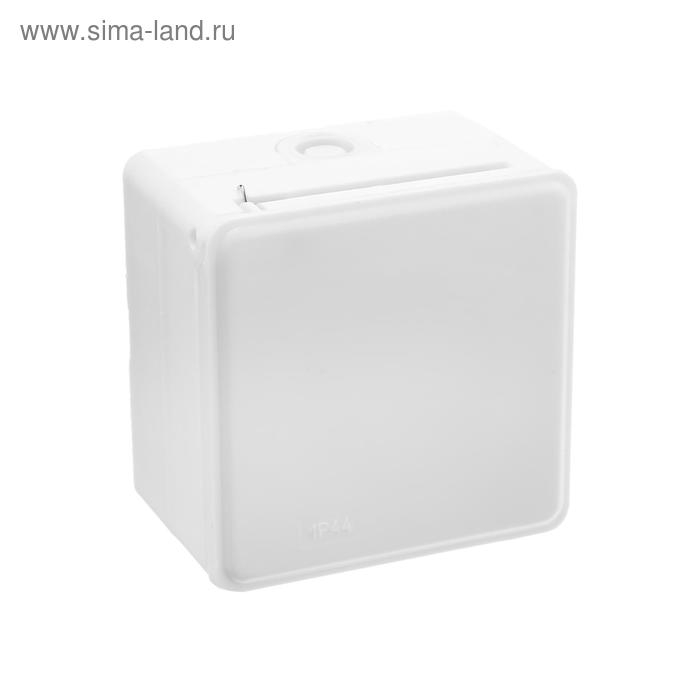 Розетка  Розетка "Элект" РА 16-005, 16 А, 250 В, одноместная, открытая, с з/к, с крышкой