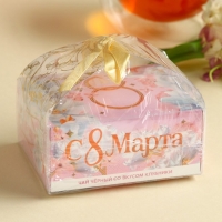 Чай чёрный «С 8 Марта» вкус: клубника, 50 г.