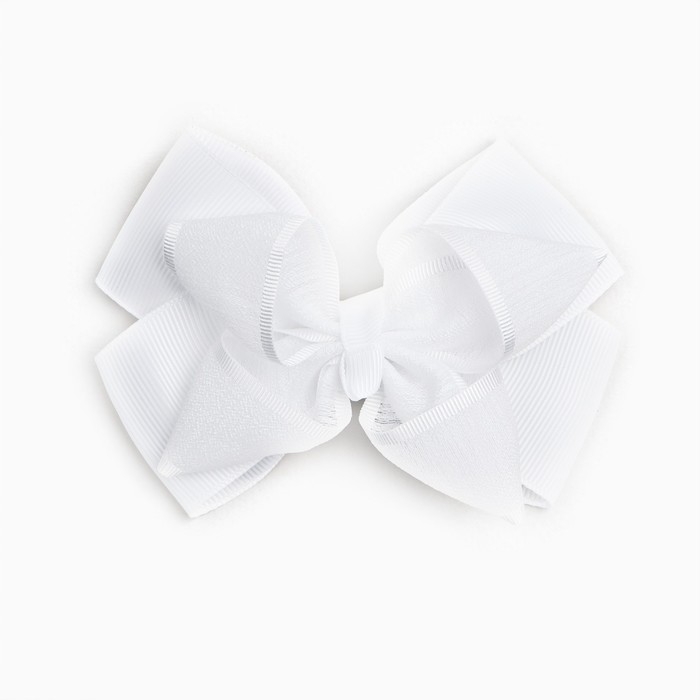 Выпускной. Бант для волос на заколке, 11 см, Принцессы