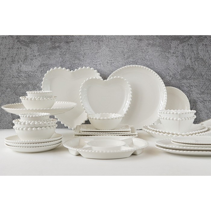 Соусник фарфоровый Magistro «Сердце», 260 мл, d=11,5, цвет белый Соусник фарфоровый Magistro «Сердце», 260 мл, d=11,5, цвет белый