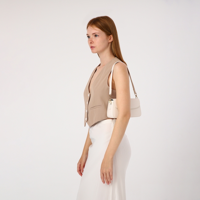 Сумка-мессенджер на магните, цвет белый Сумка-мессенджер на магните, цвет белый