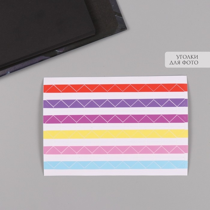 Фотоальбом 25 листов (уголки+кольца) Фотоальбом 25 листов (уголки+кольца) "Шина" 19х27х3 см