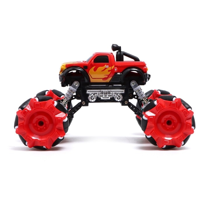 Джип радиоуправляемый DRIFT, 4WD, дрифт, работает от аккумулятора, цвет красный Джип радиоуправляемый DRIFT, 4WD, дрифт, работает от аккумулятора, цвет красный