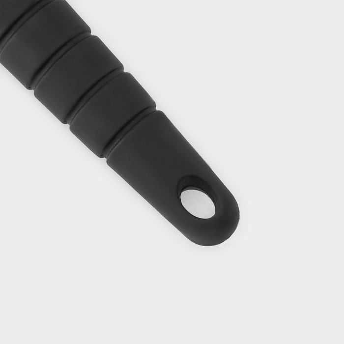 Лопатка с прорезями Доляна «Брауни», 32×7 см, цвет серый/бежевый Лопатка с прорезями Доляна «Брауни», 32×7 см, цвет серый/бежевый