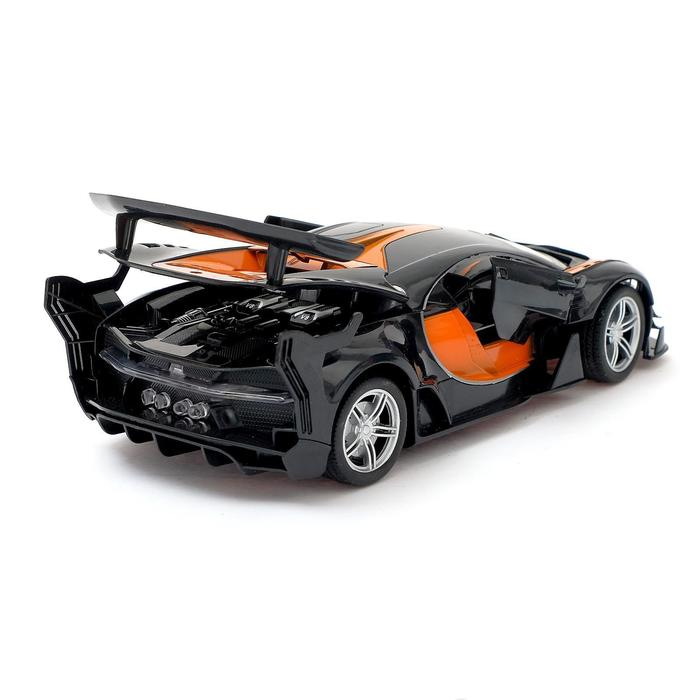 Машина радиоуправляемая «Широн», открываются двери, работает от батареек, цвет оранжевый Машина радиоуправляемая «Широн», открываются двери, работает от батареек, цвет оранжевый