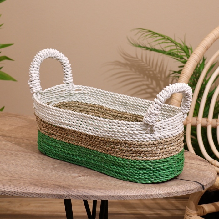 Корзина плетёная МИКС 35х20х20 см Корзина плетёная МИКС 35х20х20 см