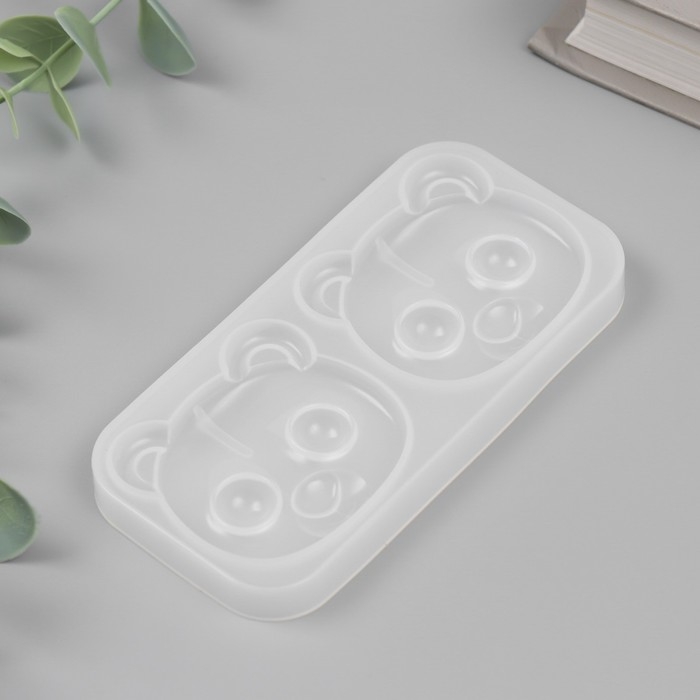 Молд силикон Молд силикон "Мишки с большими глазами" 2 предмета 5,5х11,2х0,9 см
