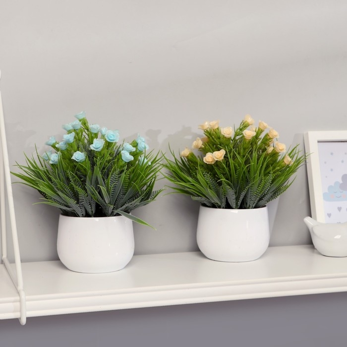 Бонсай Бонсай "Сердечные розочки" 9х23 см, микс