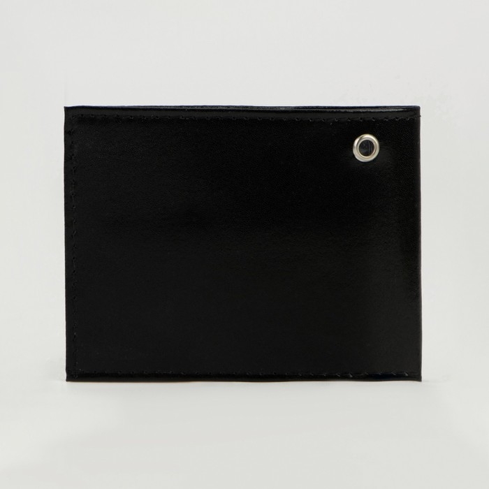 Обложка для удостоверения «Пропуск», цвет чёрный Обложка для удостоверения «Пропуск», цвет чёрный