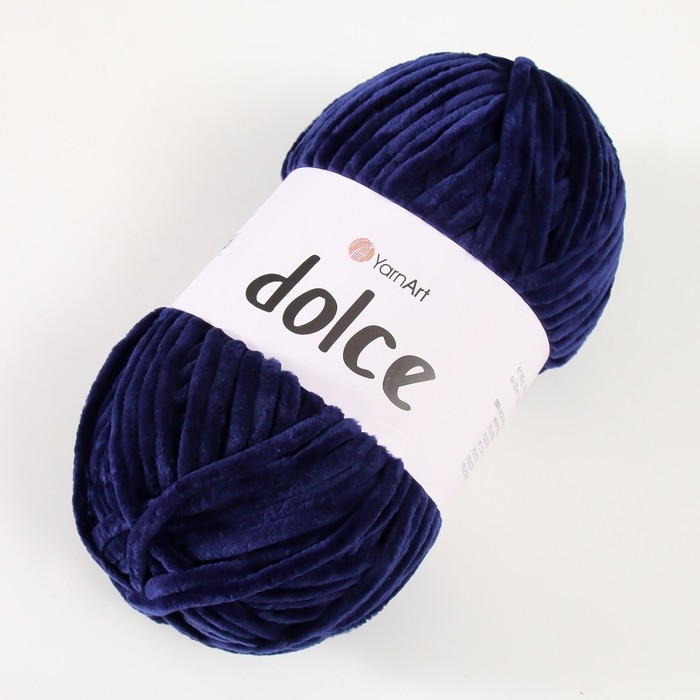 Пряжа Пряжа "Dolce" 100% микрополиэстер 120м/100гр (756 морской)