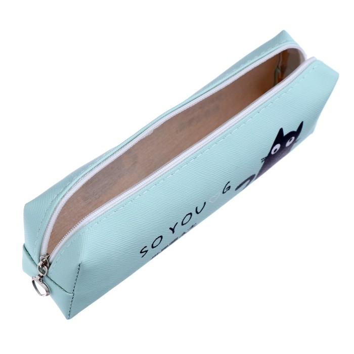 Пеналы школьный на молнии Пеналы школьный на молнии "Котик/Мишка", МИКС